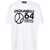 DSQUARED2 Cotton Crew-Neck T-Shirt With Print Black & White