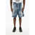 DSQUARED2 Distressed Denim Boxer Shorts Blue