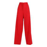 Pantaloni BISTRETCH WOOL WIDE LEG TROUSERS WITH FILO DIAMANTE DETAIL Femei