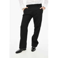 Pantaloni eleganti Virgin Wool Blend Pants With Hidded Closure Barbati