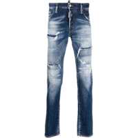 Blugi drepti Distressed Effect Cool Guy Jeans 16Cm Barbati
