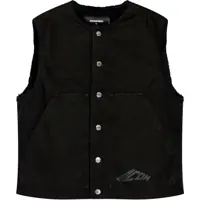 Veste costum Denim Vest With Logo Buttons Barbati