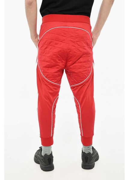 Pantaloni de trening DSQUARED2 Quilted Joggers With Contrasting Bands Red Barbati (BM 19644167) 2