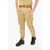 DSQUARED2 Two-Tone Cargo Pants With Drawstring Waist Beige