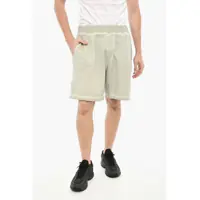 Pantaloni de trening Fleeced Cotton Joggers With Drawstring Waist Barbati