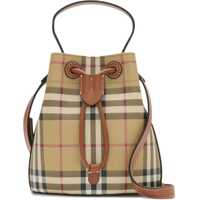 Genti de mana Burberry Check mini Bucket Bag