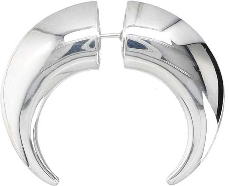 Cercei MARINE SERRE Regenerated Moon stud Earring SHINY SILVER Femei (BM 19644218) 2