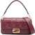 Fendi Baguette Shoulder Bag ROSSO SCURO+OVIBR