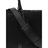 Genti de voiaj pentru Barbati - Genti de voiaj KITON Gym Travel Bag with leather inserts NERO Barbati (BM 19644263) - B-mall.ro