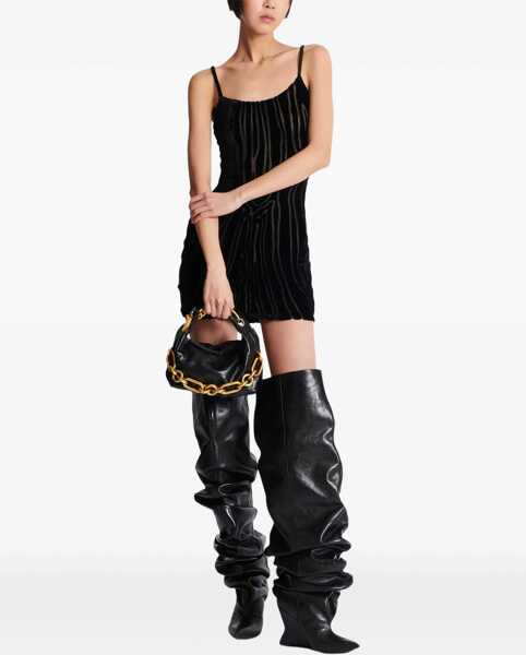 Genti de umar Balmain Sync mini leather Shoulder Bag NOIR Femei (BM 19644272) 2