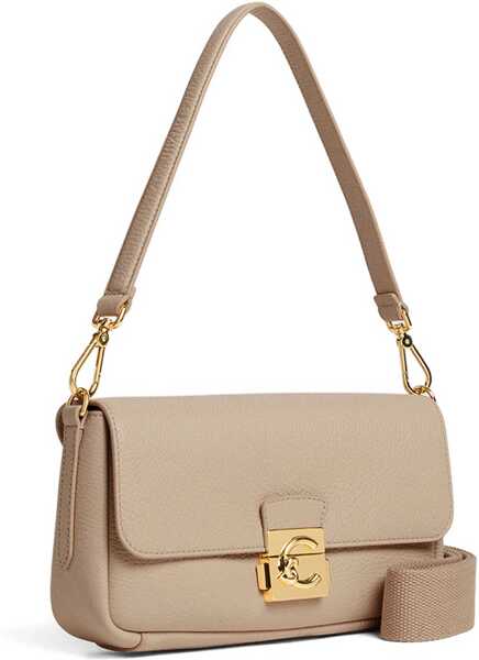 Genti de umar Coccinelle C-Me Lock medium Shoulder Bag SANDSHELL Femei (BM 19644275) 2