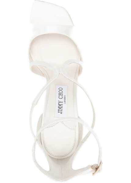 Sandale Jimmy Choo Azia 95 Sandals IVORY Femei (BM 19644329) 4