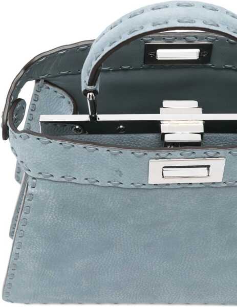 Genti de mana Fendi Peekaboo ISeeU small Handbag MERCURIOPALL Femei (BM 19644362) 5