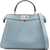 Fendi Peekaboo ISeeU small Handbag MERCURIO+PALL