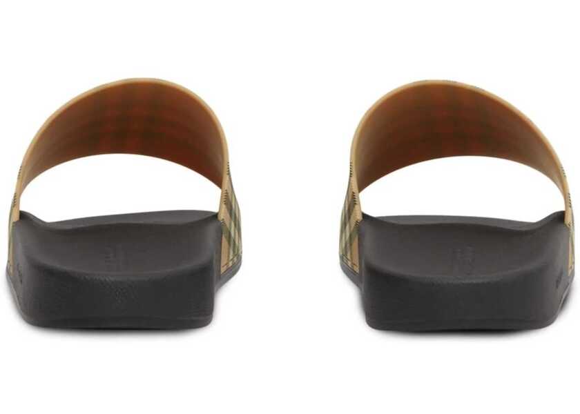 Espadrile Burberry Check Print Slide Sandal MULTICOLOUR Barbati (BM 19644392) 3