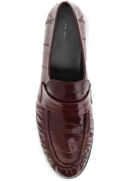 Mocasini THE ROW Eel Leather Loafers BORDEAUX Femei (BM 19644404) 3