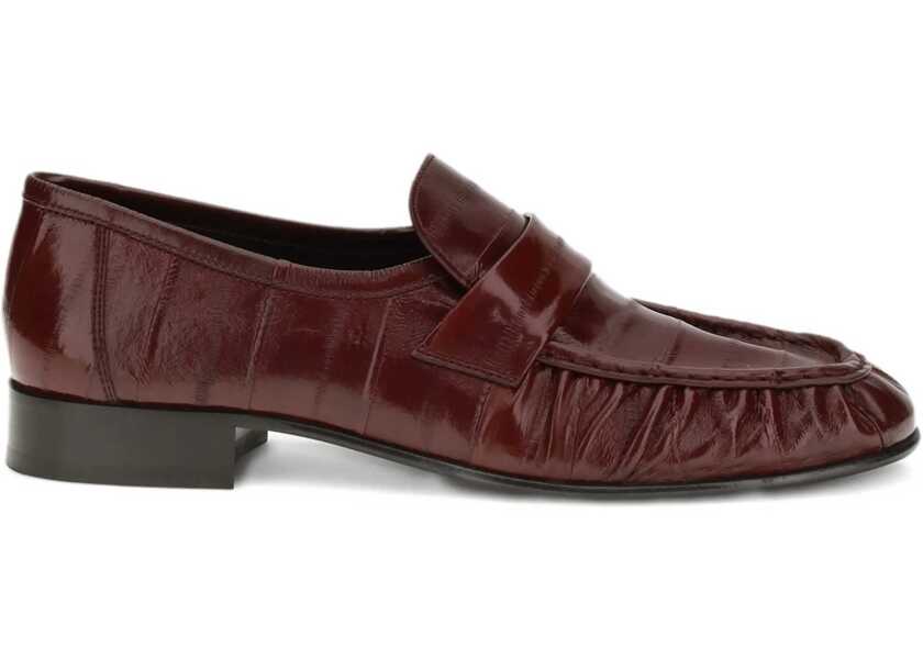 Mocasini THE ROW Eel Leather Loafers BORDEAUX Femei (BM 19644404) 1