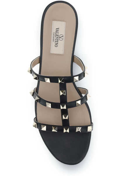 Sandale Valentino Garavani Rockstud slider Sandal NERO Femei (BM 19644431) 4