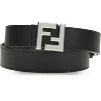 Curele FF leather and canvas reversible Barbati