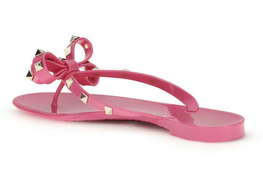 Sandale Valentino Garavani PM Thong Rockstud Sandal PINK ORCHID Femei (BM 19644443) 3