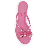 Sandale Dama - Sandale Valentino Garavani PM Thong Rockstud Sandal PINK ORCHID Femei (BM 19644443) - B-mall.ro