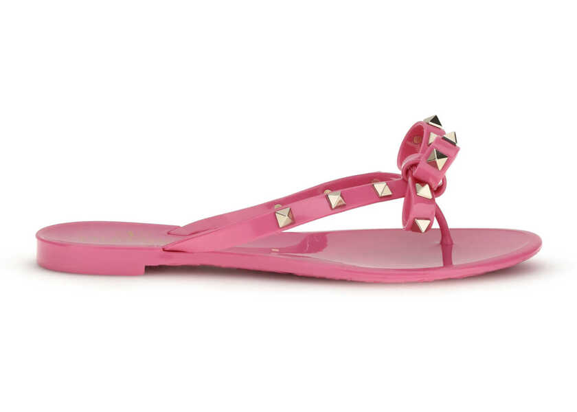 Sandale Valentino Garavani PM Thong Rockstud Sandal PINK ORCHID Femei (BM 19644443) 1