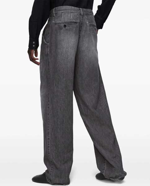 Blugi Maison Margiela Washed-effect Jeans BLACK WASHED Barbati (BM 19644455) 4