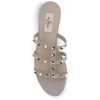 Sandale Dama - Sandale Valentino Garavani Rockstud slider Sandal POUDRE Femei (BM 19644461) - B-mall.ro