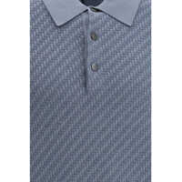 Tricouri Polo pentru Barbati - Tricouri Polo BRIONI Polo Shirt with woven pattern PERWINKLE Barbati (BM 19644467) - B-mall.ro