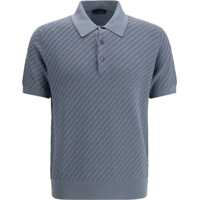 Tricouri Polo Polo Shirt with woven pattern Barbati