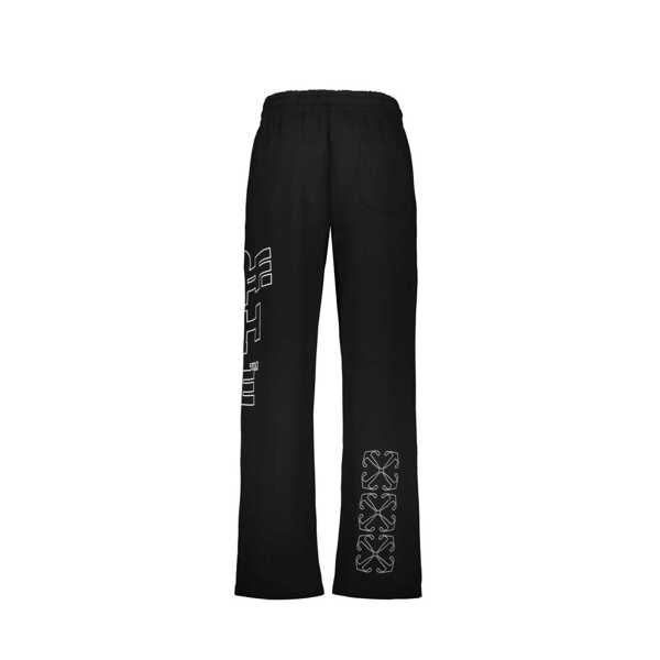 Pantaloni Off-White OFF-WHITE Cotton Track Pants Black Barbati (BM 19644471) 2