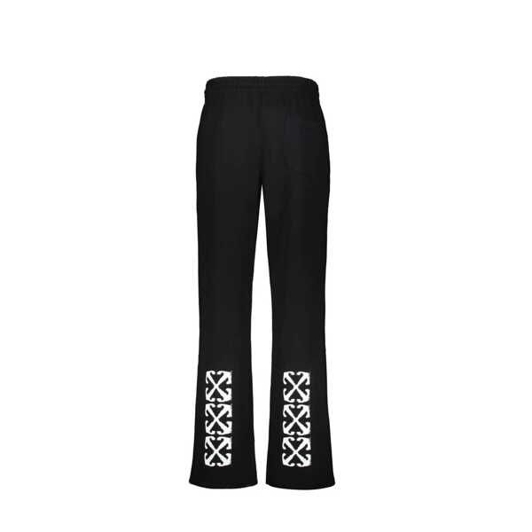 Pantaloni Off-White OFF-WHITE Cotton Track Pants Black Barbati (BM 19644477) 2