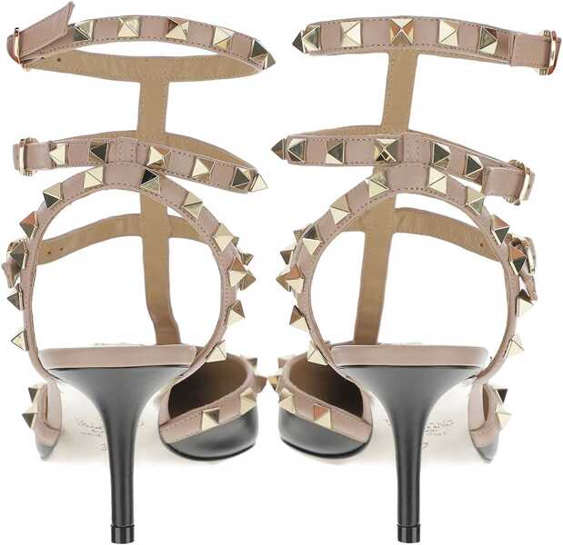 Sandale Valentino Garavani Rockstud Pump NERO/POUDRE Femei (BM 19644506) 3