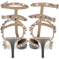 Sandale Dama - Sandale Valentino Garavani Rockstud Pump NERO/POUDRE Femei (BM 19644506) - B-mall.ro