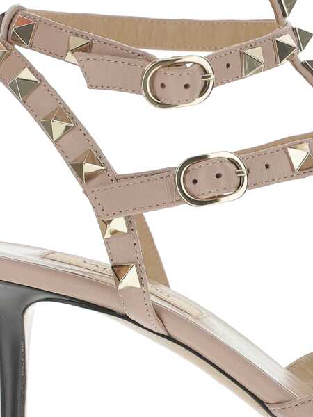 Sandale Valentino Garavani Rockstud Pump NERO/POUDRE Femei (BM 19644506) 5