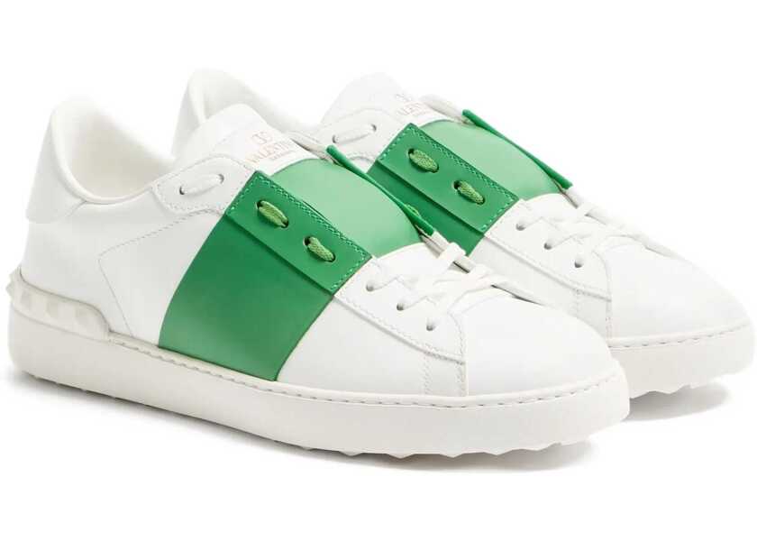 Sneakers Valentino Garavani Open Sneakers BIANCO/GREEN BRIAR/BIANCO Barbati (BM 19644533) 2