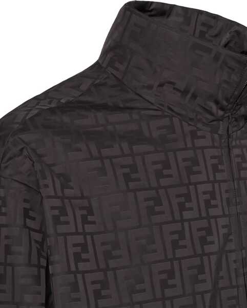 Bomber jacket Fendi Ff Nylon Bomber Jacket BLACK Barbati (BM 19644566) 3