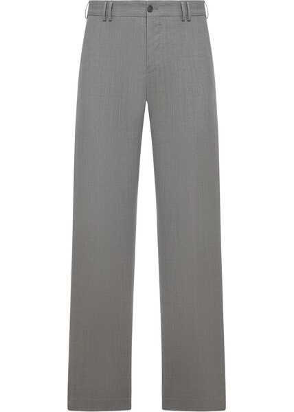 Pantaloni casual PT TORINO Michael Pants In Wool GREY Barbati (BM 19644572) 1