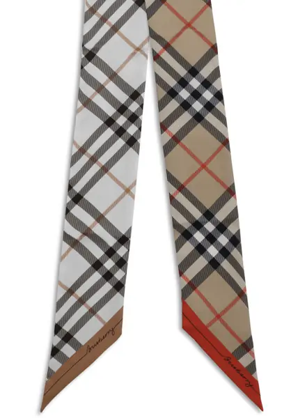 Esarfe Burberry Slim silk Scarf SAND Femei (BM 19644602) 3