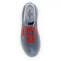 Incaltaminte pentru Barbati - Sneakers Valentino Garavani SNEAKER  UPVILLAGE GREY-CORAL RED/NERO-GREY/NERO/AMBRA Barbati (BM 19644614) - B-mall.ro