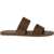 Pedro Garcia Double-band satin Sandals NUTMEG SATIN