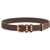 Valentino Garavani Suede Belt with Rockstuds TESTA DI MORO
