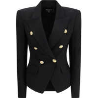 Jachete 6 Buttons Fitted Grain De Poudre Jacket Femei
