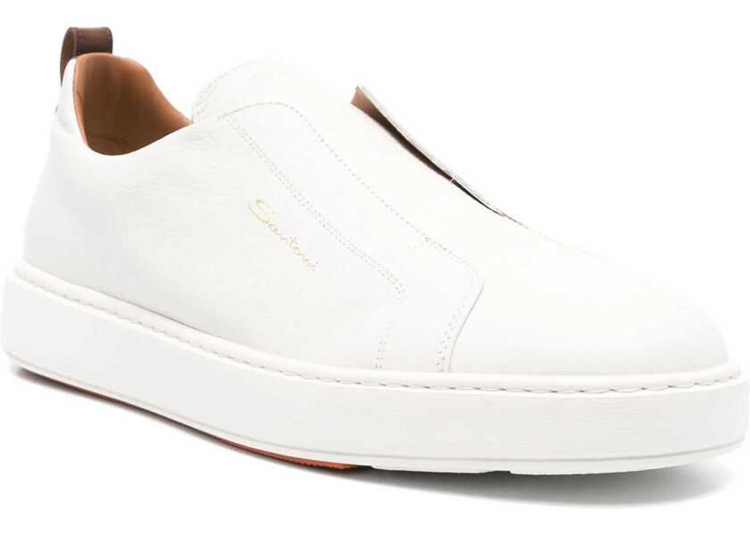 Sneakers Santoni Slip-on Sneakers WHITE Barbati (BM 19644641) 2