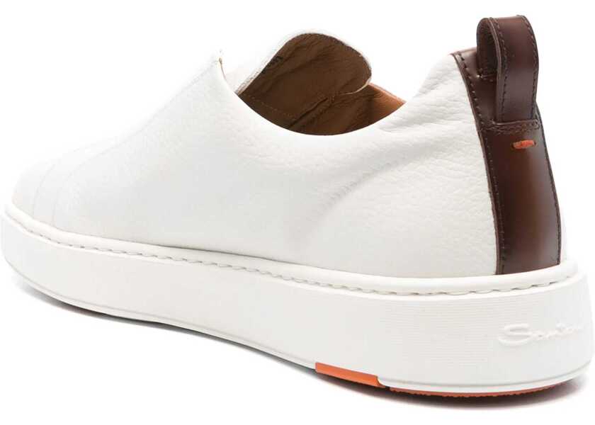 Sneakers Santoni Slip-on Sneakers WHITE Barbati (BM 19644641) 3