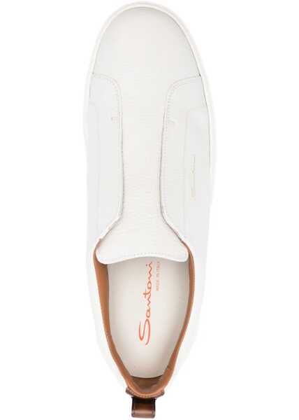 Sneakers Santoni Slip-on Sneakers WHITE Barbati (BM 19644641) 4