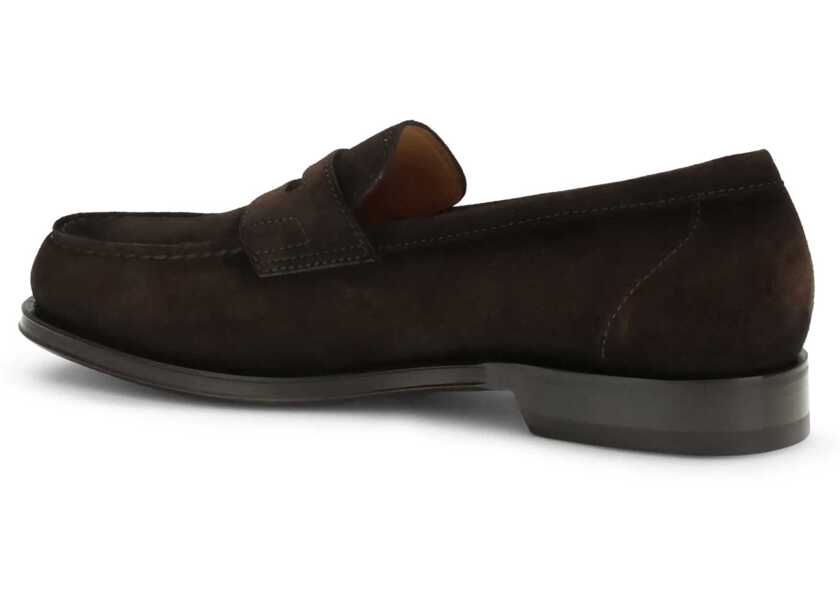 Mocasini Santoni Suede Loafer DARK/BROWN Barbati (BM 19644665) 2