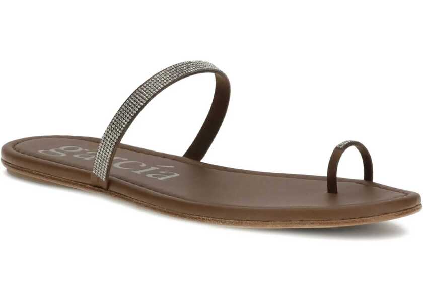 Sandale Pedro Garcia Pita Sandals NUTMEG SATIN-GREIGE Femei (BM 19644671) 2