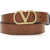 Valentino Garavani VLogo Signature Belt DEEP CARAMEL