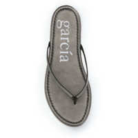 Sandale Dama - Sandale Pedro Garcia Crystal Flip Flop OLIVADE SATIN-GREIGE Femei (BM 19644701) - B-mall.ro